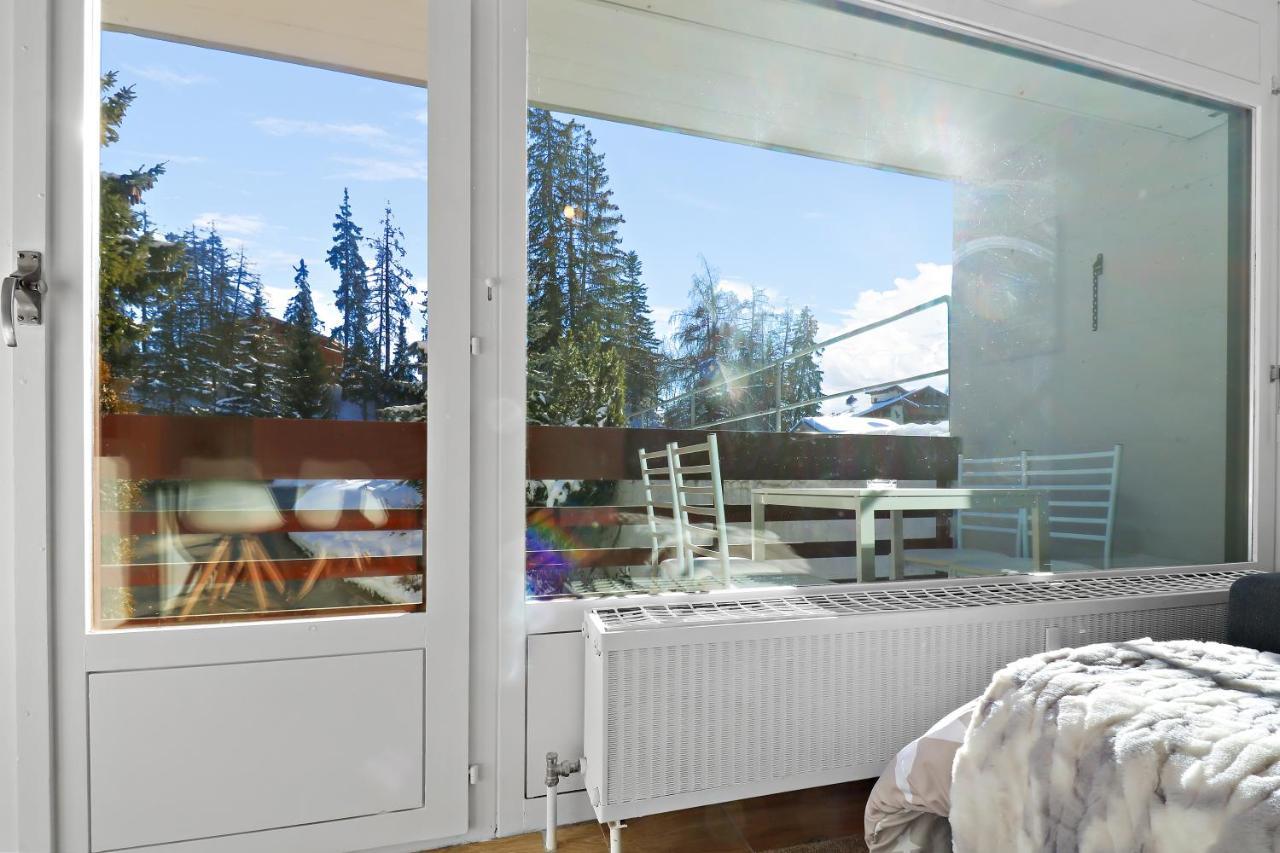 Appartement Cosy Et Renove Au Coeur De La Station Crans-Montana Buitenkant foto